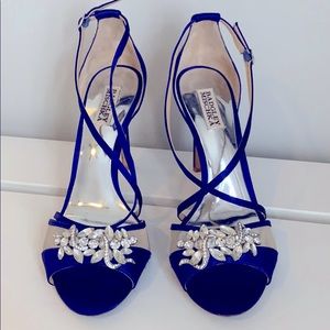 COPY - Badgley Mischka Cobalt Blue Heels Size 11